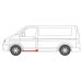 Ремонтная часть переднего порога левая (ступенька) VW Transporter T5 2003- 6505-06-9568018P BLIC (Польша) - Фото №1