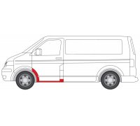 Ремонтная часть переднего порога левая (с передней колесной аркой) VW Transporter T5 2003- 6505-06-9568016P BLIC (Польша)