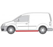 Ремонтна частина порога ліва VW Caddy III 2004- 6505-06-9571015P BLIC (Польща)