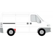 Ремонтная часть крила сзади справа (короткая база) Fiat Ducato / Citroen Jumper / Peugeot Boxer 1994-2006 6508-01-2092604P BLIC (Польша)