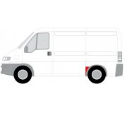 Ремонтная часть крила сзади слева (короткая база) Fiat Ducato / Citroen Jumper / Peugeot Boxer 1994-2006 6508-01-2092603P BLIC (Польша)