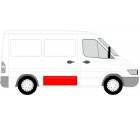 Ремонтна частина зсувних правих дверей (31см) MB Sprinter 901-905 1995-2000 6508-01-3546150P BLIC (Польща)