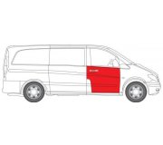 Ремонтная часть двери передних правих MB Vito 639 2003- 6015-00-3542124P BLIC (Польша)