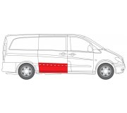 Ремонтная часть двери задних правих  (раздвижная дверь) MB Vito 639 2003- 6508-01-3542151P BLIC (Польша)