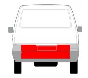 Ремонтна частина дверей ззаду права (ляда) VW Transporter T4 90-03 6508-04-9558720P BLIC (Польща)