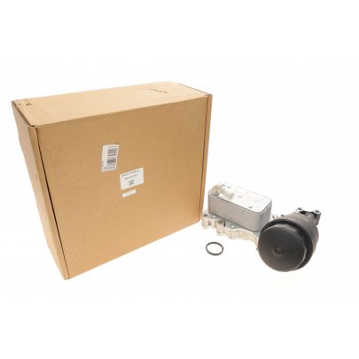 Радиатор масляный / теплообменник (с корпусом) MB Vito 447 2.2CDI 2014- 6511801310 MERCEDES (Оригинал, Германия)