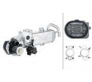Клапан EGR рециркуляции отработанных газов (с радиатором) VW Caddy IV 1.6TDI / 2.0TDI 2015- 6NU358167-001 HELLA (Германия)