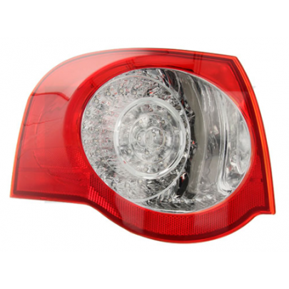 Фонарь задний левый (внешний) Volkswagen Passat B6 / Фольксваген Пассат Б6 2005-2010 7407F3-E DEPO (Тайвань)