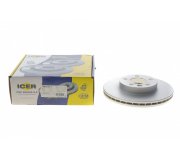 Тормозной диск передний (288x25mm) Volkswagen Sharan / Фольксваген Шаран 1995-2010 78BD1093-2 ICER (Испания)