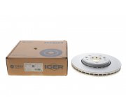 Гальмівний диск передній (296х26мм) Renault Megane 3 / Рено Меган 3 2008-2016 78BD4668-2 ICER (Іспанія)