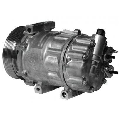 Компрессор кондиционера Citroen C4 Picasso / Ситроен C4 Пикассо 2.0HDi 2006-2013 813161 VALEO (Франция)