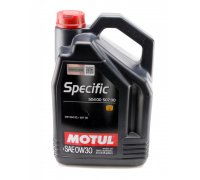Синтетическое моторное масло 0W30 Specific 5L (504.00 / 507.00 / PORSCHE C30) 838651 MOTUL (Франція)