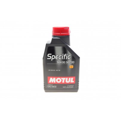 Синтетическое моторное масло 5W30 Specific 1L (VW 504.00 / 507.00) 838711 MOTUL (Франция)