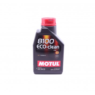 Синтетическое моторное масло 5W30 ECO-clean 8100 1L (FIAT 9.55535-S1) 841511 MOTUL (Франция)