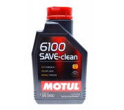 Синтетичне моторне масло 5W30 6100 Save-clean 1L (FIAT 9.55535-S1 / PSA B71 2290 / RENAULT RN0700) 841611 MOTUL (Франція)