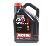 Синтетичне моторне масло 5W30 6100 Save-clean 5L (FIAT 9.55535-S1 / PSA B71 2290 / RENAULT RN0700) 841651 MOTUL (Франція)