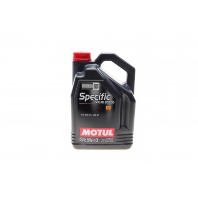 Синтетичне моторне масло 5W40 Specific 5L (VW 505.01 / 505.00) 842451 MOTUL (Франція)