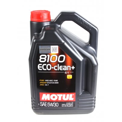 Синтетичне моторне масло 5W30 ECO-clean+ 8100 5L (Ford WSS M2C 934B) 842551 MOTUL (Франція)