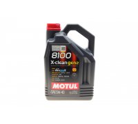 Синтетичне моторне масло 5W40 X-clean 8100 gen2 5L (LL-04 / MB 229.31 / MB 229.51 / VW 511 00) 854151 MOTUL (Франція)