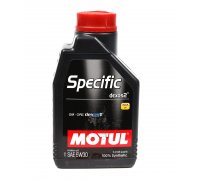 Синтетичне моторне масло 5W30 Specific Dexos2 1L (GM dexos 2 / GM-LL-В-025 / GM-LL-A-025) 860011 MOTUL (Франція)
