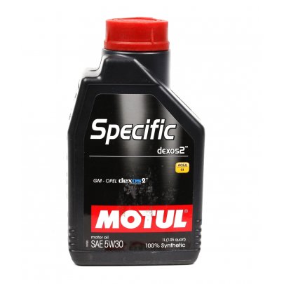 Синтетичне моторне масло 5W30 Specific Dexos2 1L (GM dexos 2 / GM-LL-В-025 / GM-LL-A-025) 860011 MOTUL (Франція)