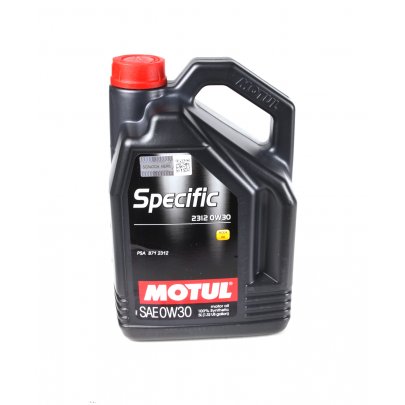 Синтетичне моторне масло 0W30 Specific 2312 5L (PSA B71 2312) 867551 MOTUL (Франція)