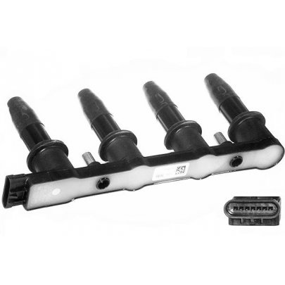 Котушка запалювання (7-pin) Opel Zafira B / Опель Зафіра Б 1.6 (бензин) 2005–2015 880376A ERA (Італія)