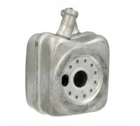 Радіатор масляний / теплообмінник (56x92x92) Volkswagen Passat B6 / Фольксваген Пассат Б6 1.9TDI 2005-2010 90608 NISSENS (Данія)