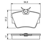 Тормозные колодки задние Renault Trafic II / Opel Vivaro A 2001-2014 920281 FOMAR (Польша)