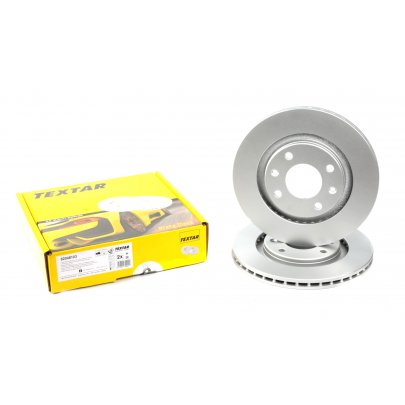 Тормозной диск передний вентилируемый (266x20.5mm) Peugeot Partner / Citroen Berlingo 1996-2011 92048103 TEXTAR (Германия)