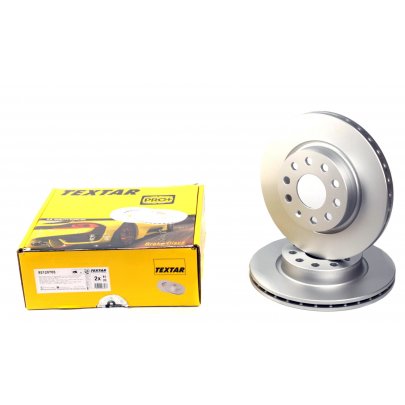 Тормозной диск передний (280х22mm) VW Caddy III 04- 92120705 TEXTAR (Германия)