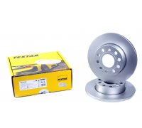 Гальмівний диск задній (256х12mm) VW Caddy III 04-92121103 TEXTAR (Німеччина)