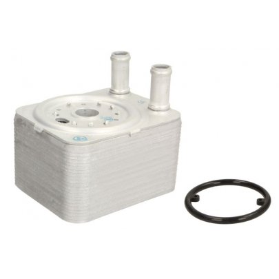 Радіатор масляний / теплообмінник (65x98x120) Volkswagen Passat B6 / Фольксваген Пассат Б6 3.2FSI / 3.6FSI 2005-2010 90655 NISSENS (Данія)