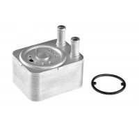 Радіатор масляний / теплообмінник (65x98x120) Volkswagen Passat B6 / Фольксваген Пассат Б6 3.2FSI / 3.6FSI 2005-2010 CCLAU002 NTY (Польща)