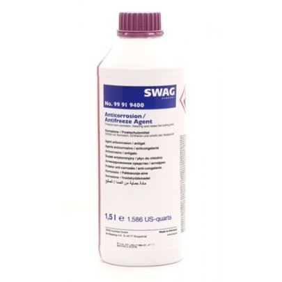 Антифриз концентрат G12+ (фиолетовый, 1.5л) 99919400 SWAG (Германия)