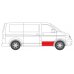 Ремонтная часть передний двери правая (высота 300мм) VW Transporter T5 2003- 6015-00-9568122P BLIC (Польша) - Фото №1