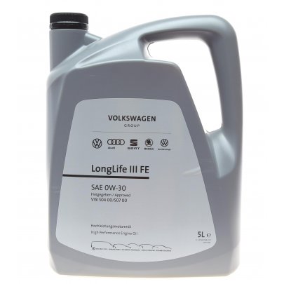 Синтетическое моторное масло VAG Long Life III 0w30 (5L) GS55545M4 VAG (Германия)