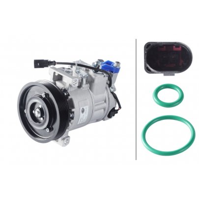 Компрессор кондиционера ( OE 8E0260805BC ) Audi A6 C7 / Ауди А6 С7 2.8FSI 2011-2018 8FK366200-531 HELLA (Германия)