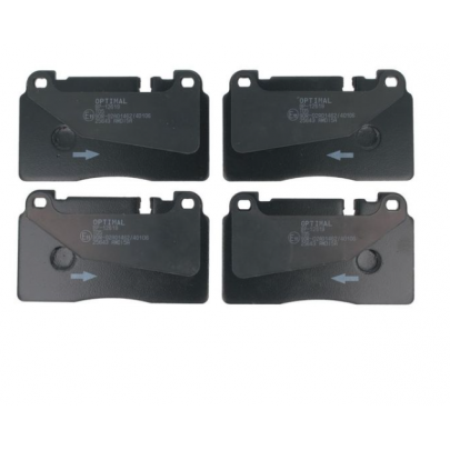 Тормозные колодки передние (132x77x17мм) Audi A6 C7 / Ауди А6 С7 2011-2018 BP-12619 OPTIMAL (Германия)