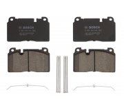 Колодки гальмівні передні (132x77x17мм) Audi A6 C7 / Ауді А6 С7 2011-2018 0986494702 BOSCH (Німеччина)