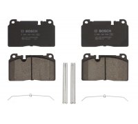 Тормозные колодки передние (132x77x17мм) Audi A6 C7 / Ауди А6 С7 2011-2018 0986494702 BOSCH (Германия)