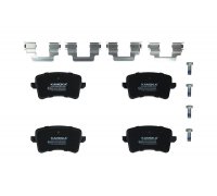 Тормозные колодки задние (PR: 1KW, 2EA, 2EJ, 1KY, 1KZ) Audi A6 C7 / Ауди А6 С7 2011-2018 JQ1018100 KAMOKA (Польша)