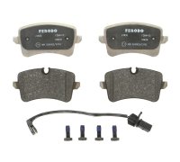Тормозные колодки задние (PR: 1KD, 1KW, 1KY, 1KZ, 2EA, 2EE, с датчиком) Audi A6 C7 / Ауди А6 С7 2011-2018 FDB4410 FERODO (Великобритания)