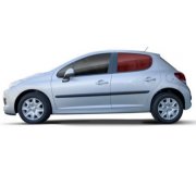 Peugeot 207 2006-2015 Боковое стекло заднее левое (опускное, HB) 19174A SEKURIT (Франция)