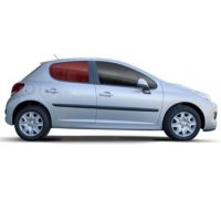 Peugeot 207 2006-2015 Бокове скло заднє праве (опускне, HB) 19175A SEKURIT (Франція)