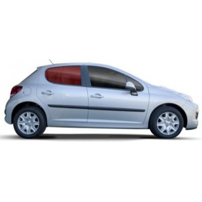 Peugeot 207 2006-2015 Бокове скло заднє праве (опускне, HB) 19175A SEKURIT (Франція)