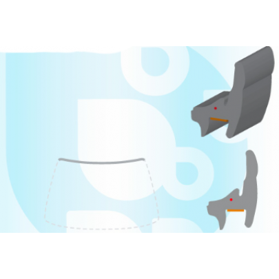 Honda Accord 8 2008-2013 Молдинг на лобовое стекло 60086А Benson (КНР)