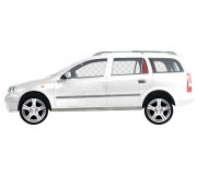 Opel Astra G 1998-2008 Форточка задньої лівої дверки (COMBI) 26450A PILKINGTON (Великобританія)