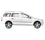 Opel Astra G 1998-2008 Форточка задней правой двери (COMBI) 26451A PILKINGTON (Великобритания)