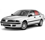 Mitsubishi Carisma 1995-2004 Боковое стекло зданее левое (опускное) 61411A PILKINGTON (Великобритания)